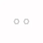 گوشواره نقره حلقه‌ای لونه زنبور