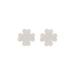 گوشواره نقره طرح چهار برگ
